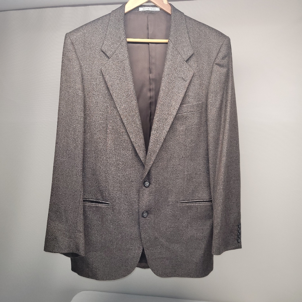 Yves Saint Laurent 2 Button Single Breast Bronze Blazer 40" Chest Regular Length